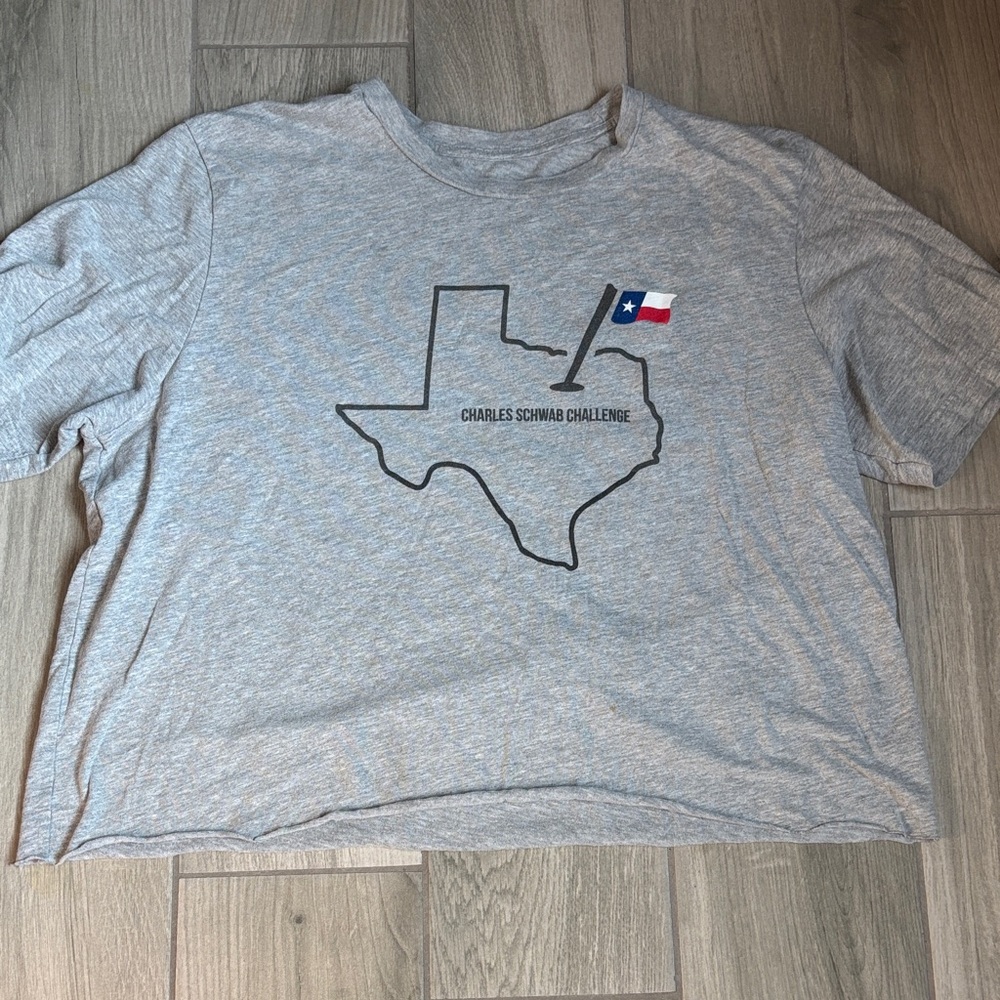 Gray Texas Graphic T-Shirt